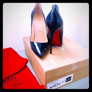 Christian Louboutin So Kate 120 Navy Blue (NIB)